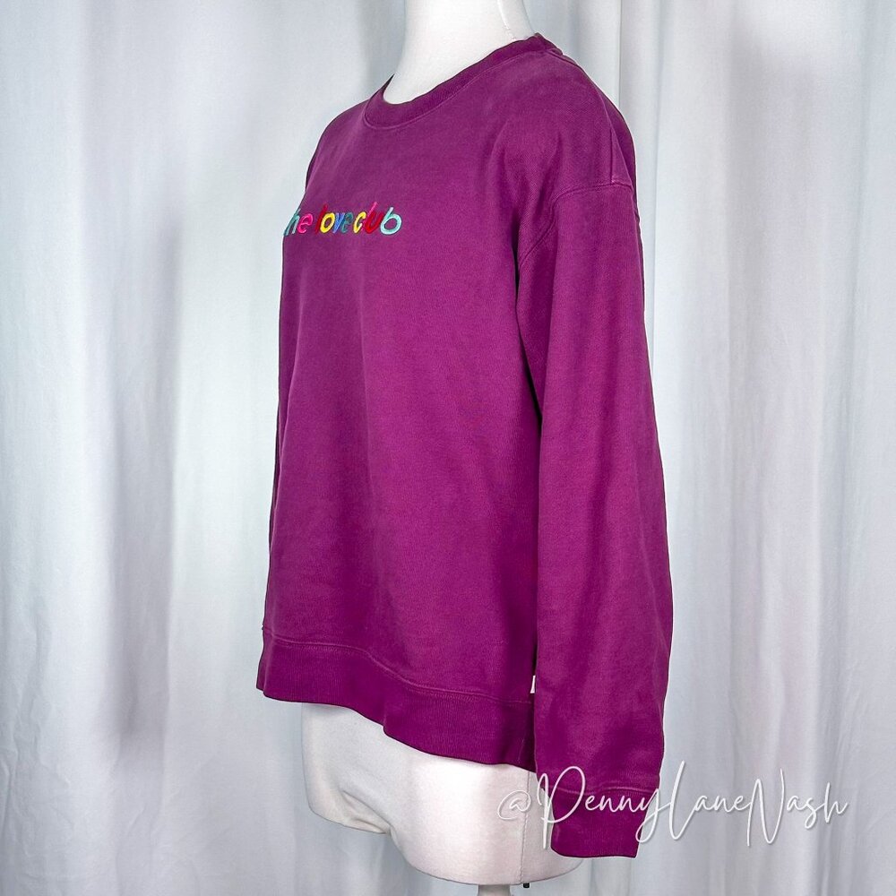 Levi's Embroidered The Love Club Sweatshirt Potent Purple - Picture 5 of 7